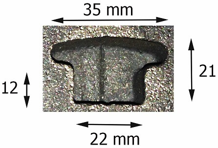 Left side sealing tab180mm